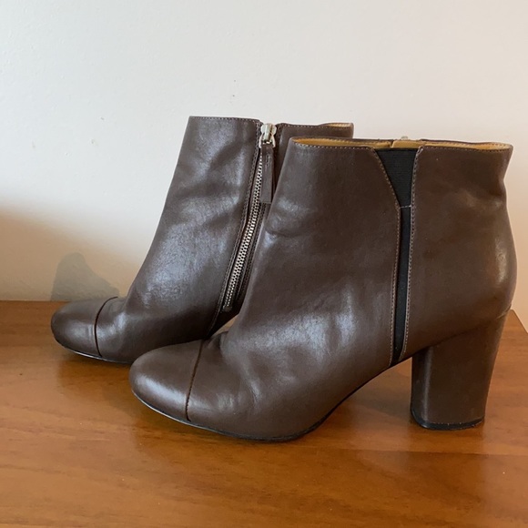 Brown Nine West Ankle Boots - Picture 3 of 6